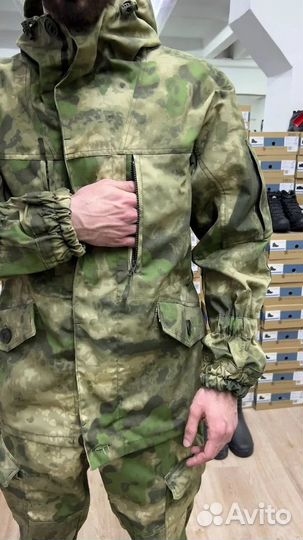 Костюм горка на флисе Мох