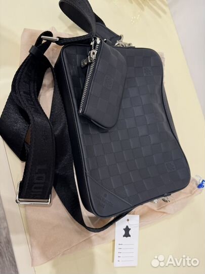 Натуральная кожанная мужская сумка турция