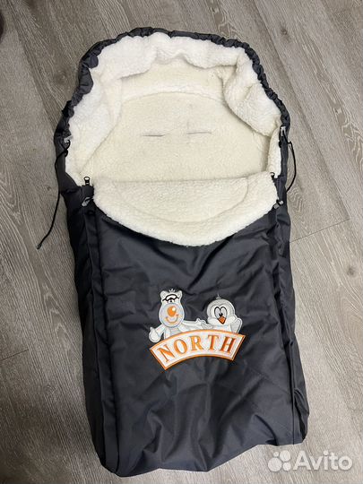 Зимний конверт в коляску