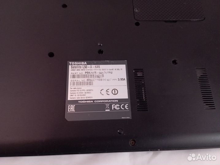 Ноутбук Toshiba L50-A