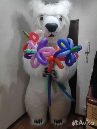 Белый мишка поздравление