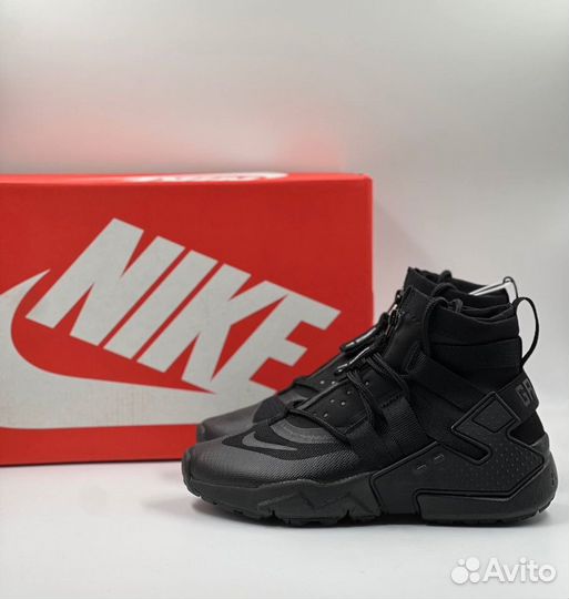 Мужские кроссовки Nike Air Huarache Gripp Black