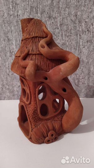 Подсвечник-домик, статуэтка, сувенир, подарок