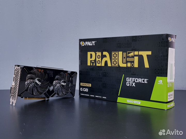 Видеокарта palit GTX 1660 Super GamingPro