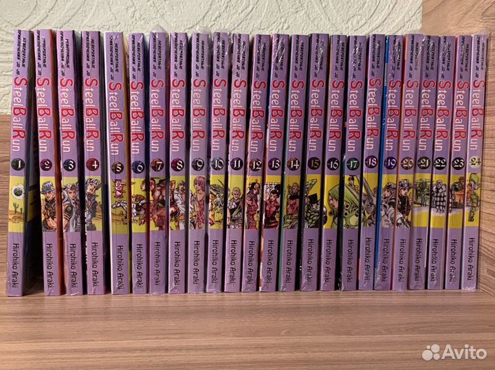 Манга jojo steel ball run