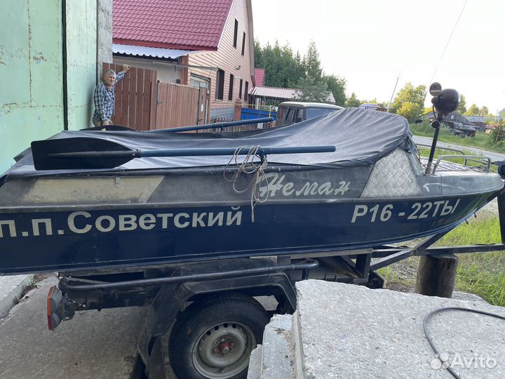 Моторная лодка неман 2