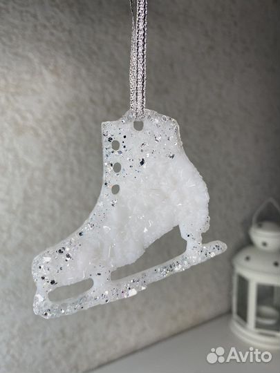 Новогодние игрушки из эпоксидной смолы