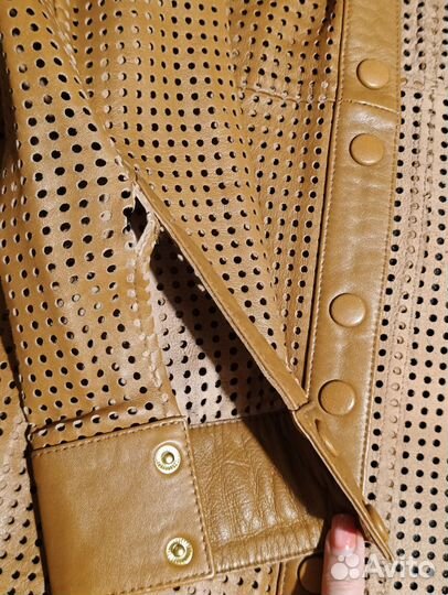 Кожаная Куртка пиджак женский uterque