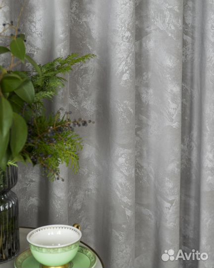 Шторы бархат Галатея хрусталь