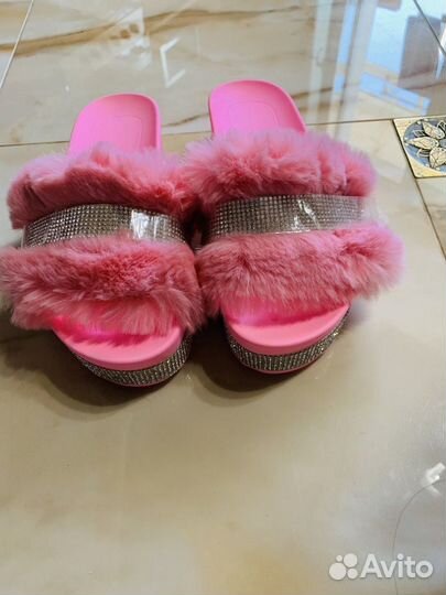 Тапочки меховые женские