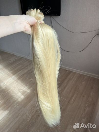 Волосы на заколках искусственные