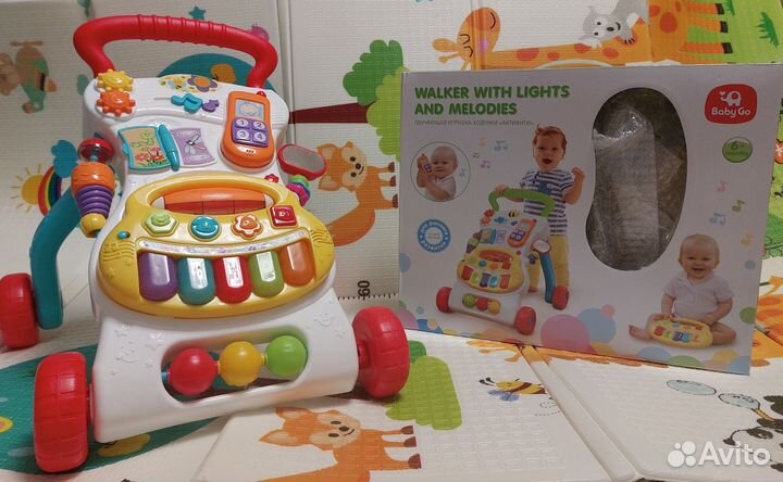 Каталка-ходунки BabyGo музыкальная