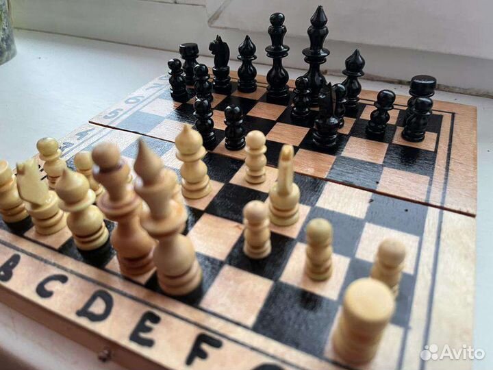 Шахматы нарды шашки 3 в 1