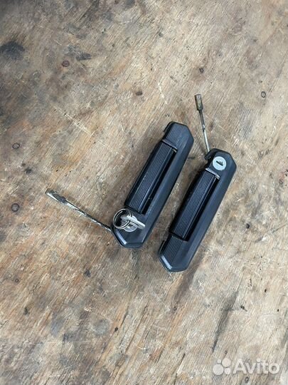 Ручки дверей Нива Урбан 21214 Черные металл Бронто