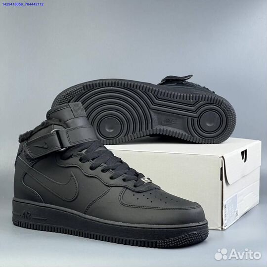 Кроссовки Nike Air Force 1 High (с мехом) (Арт.44558)