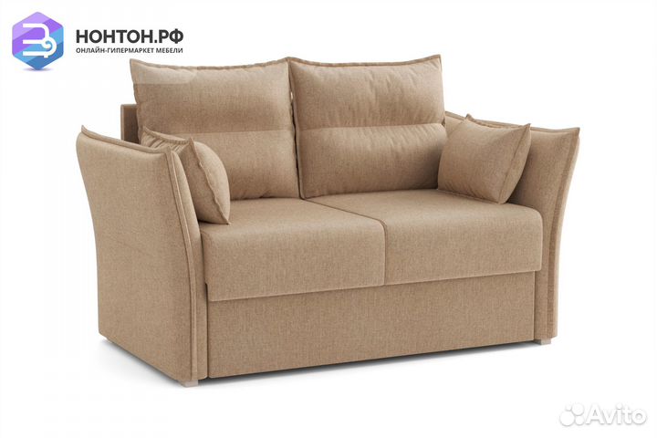 Диван 2-х местный Бруклин темно-бежевый