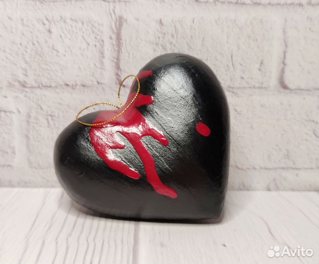 Сердце папье маше