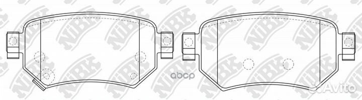 Колодки тормозные дисковые mazda 6 2.0 2013