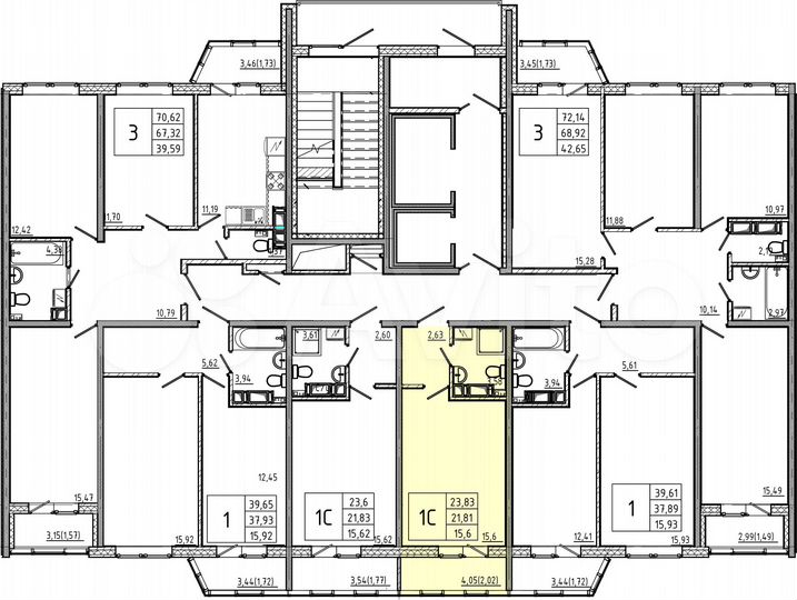 Квартира-студия, 23,8 м², 14/18 эт.