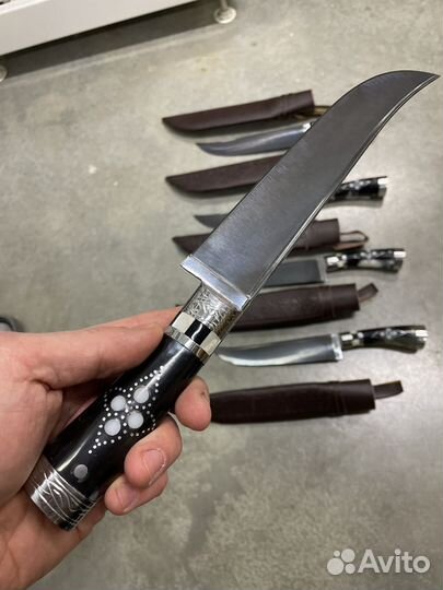 Нож узбекский (пчак рог цветной)