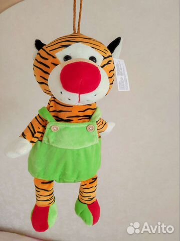 Мягкая игрушка Тигренок новогодний подарок