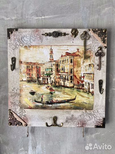 Ключницы-картины ручной работы на подарки