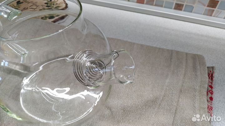 Чайник заварочный стекло новый