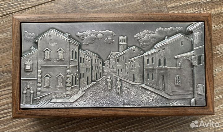 Шкатулка деревянная, Италия