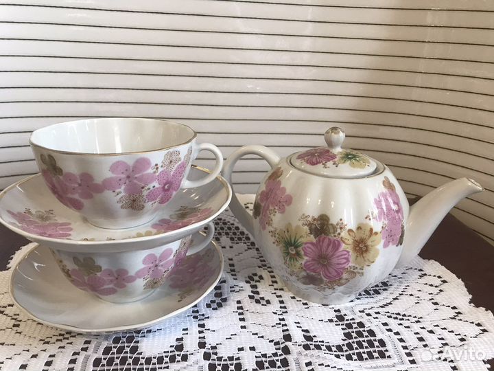 Лфз,чайные,кофейные,чайник фарфор СССР