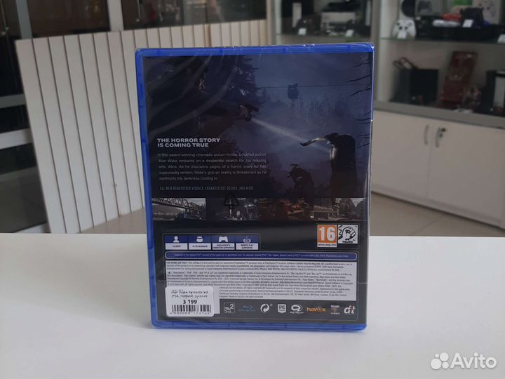 Alan Wake remastered (ps4, новый) рус. суб