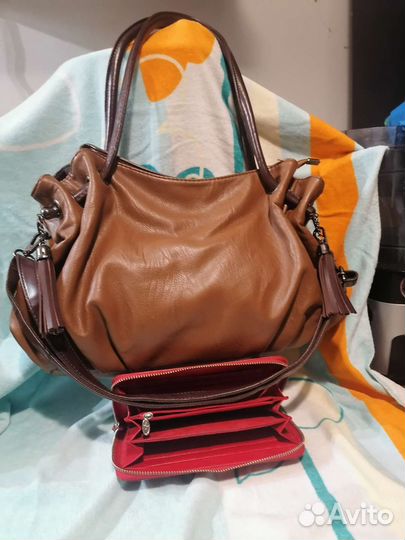 Сумка женская через плечо бу