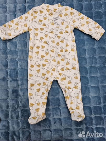 Новые нательные комбинезоны слип 68 (3-6 мес)