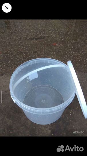 Ведра из пищевого пластика