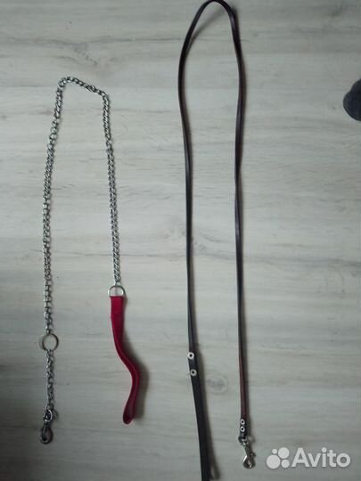 Поводки и ошейник для собак