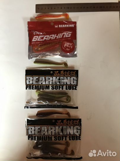 Силиконовые приманки Bearking, Esfishing, Kesfishm