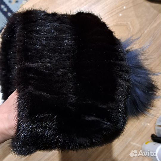 Шапка норковая женская