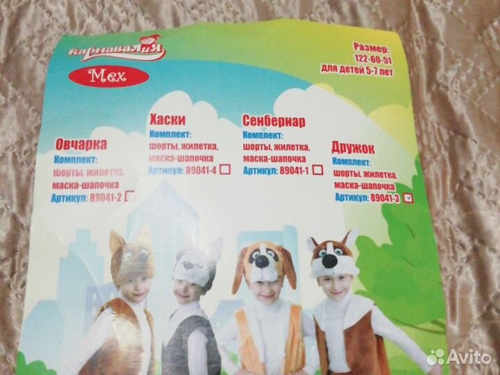 Новогодний костюм Дружок