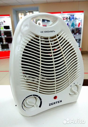 Тепловентилятор Zerten ZTV-20 (F) белый 2000Вт