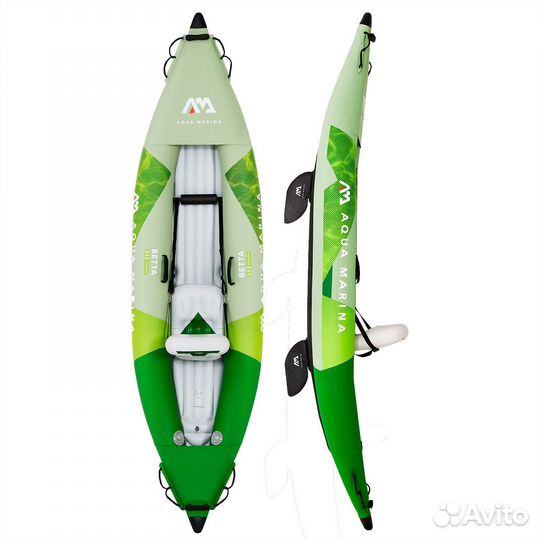 Каяк надувной с веслом aqua marina betta-312