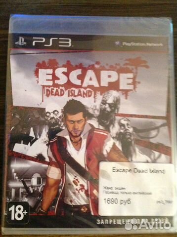 Escape Dead Island PS3 (диск запечатан)