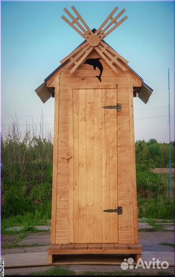 Дачный туалет с установкой HME557