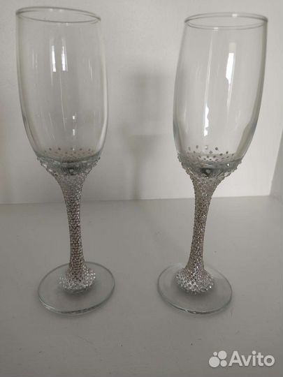 Свадебные бокалы новые