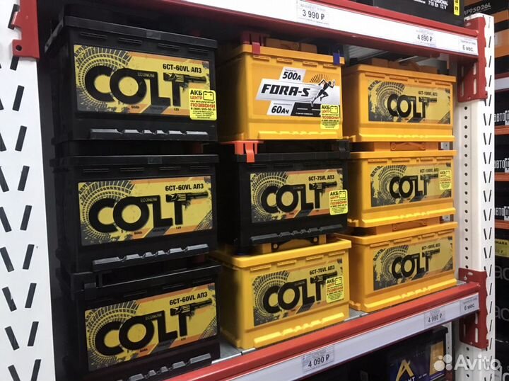 Аккумулятор Colt 100Ah прямая полярность