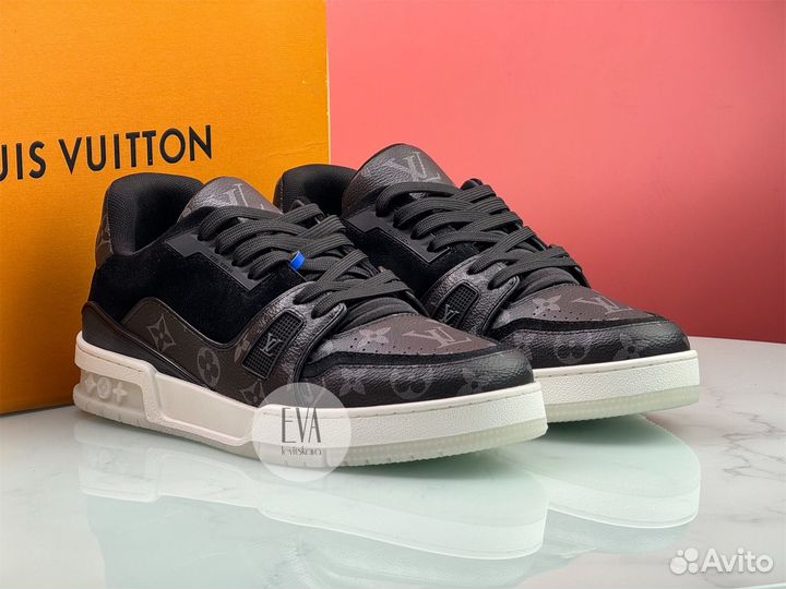 Кроссовки мужские Louis Vuitton Trainer Black