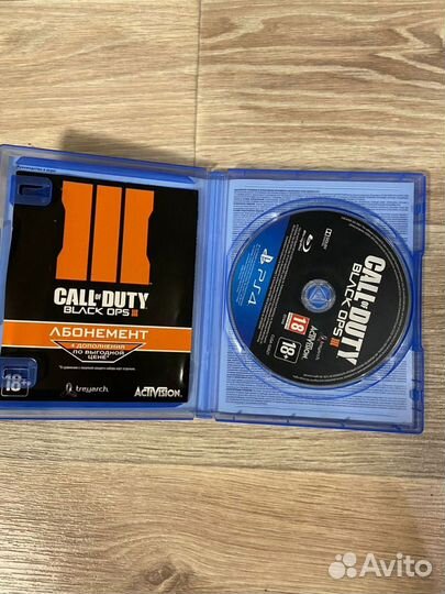 Диск call of duty black ops 3 ps4