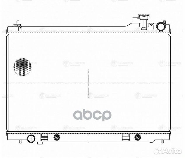 Радиатор охл. для а/м Infiniti FX35 (03) LRc14