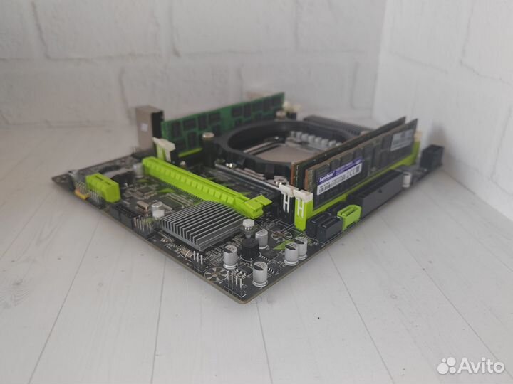 Комплект s2011 2650v2 8(16) ядер/DDR3 16Gb 1600мгц