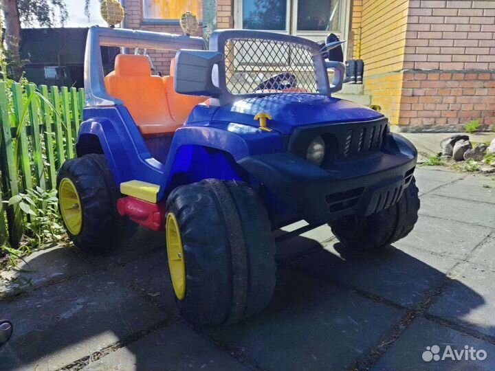 Детский электромобиль джип бу