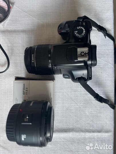 Фотоаппарат Canon 1100d 18-55DC с доп.объективом