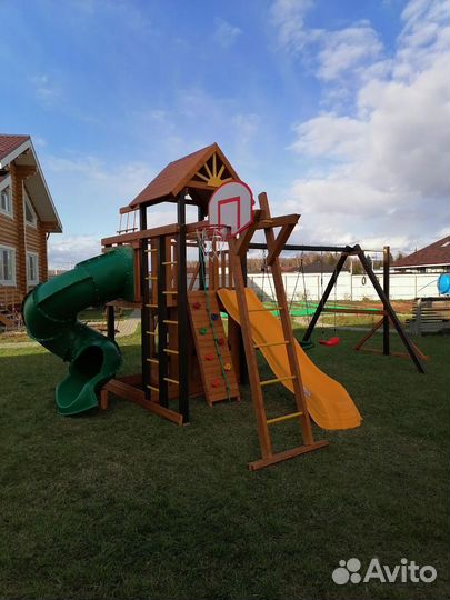 Игровые деревянные площадки